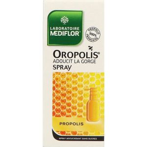 OROPOLIS SPRAY GORGE Spray, complément alimentaire adoucissant à l'extrait de propolis, spray 20 ml