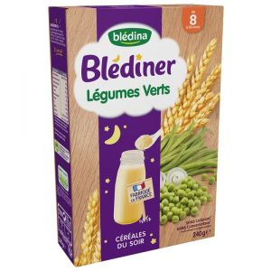 Blediner Cereales Du Soir Legumes Verts Des 8 Mois 240G