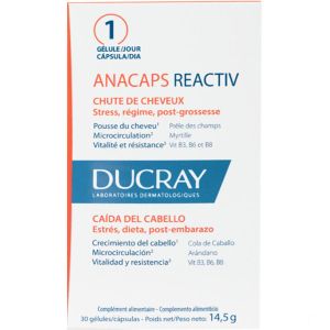 Ducray Anacaps Reactiv Gelule Boite 30