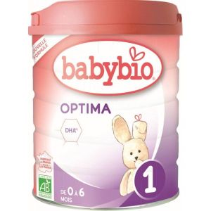 Babybio Lait 1er âge Babybio Optima Bio - 0 à 6 mois - 800g