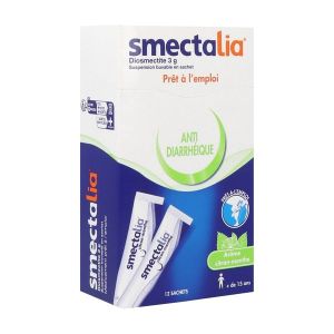 Smectalia 3 G Citron-Menthe Suspension Buvable En Sachet B/12