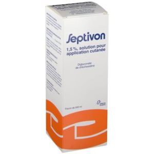 Septivon 1,5 % Solution Pour Application Cutanee 1 Flacon(S) Polyethylene Haute Densite (Pehd) De 500 Ml