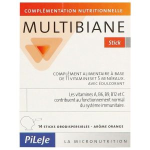 Pilège Multibiane Stick 14 sticks orodispersibles