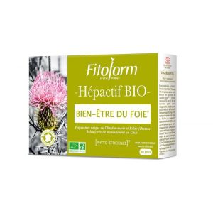 Fitoform Hépactif, Fenouil, Curcuma, Boldo et Chardon-Marie BIO - 30 comprimés