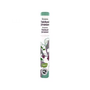 Aromandise Encens vegetal patchouli geranium - tube 30 batonnets