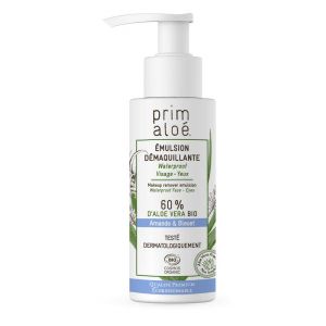 Prim Aloe Emulsion démaquillante Waterproof Aloé vera 60% BIO - 100 ml