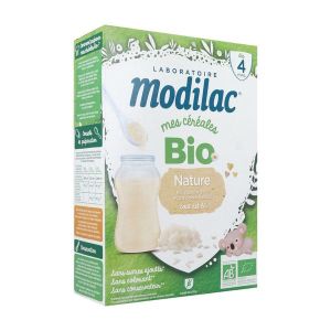 MODILAC MES CEREALES BIO Céréale infantile instantanée pour nourrisson 2ème âge, nature, bt 250 g