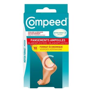 Compeed Pansements Ampoules Moyen Format - Format Economique Boite 10