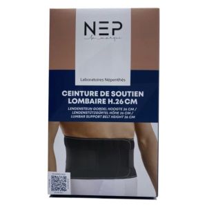Ceinture Lombaire H26Cm T3 Noir Nep