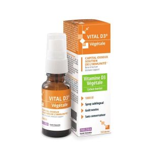 Ineldea Vital-D3 végétale 1000 UI - Spray sublingual 20 ml