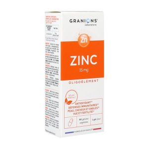 Granions Zinc 15Mg Bte 60
