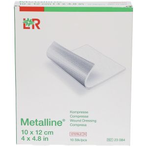 Metalline Sterile En Non Tissee Absorbante 10*12Cm Ref:23084 Compresse 10