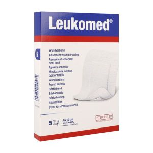 LEUKOMED Pansement multiextensible stérile, adhésif 4 côtés, 8 cm x 10 cm (ref. 72380-25), bt 5
