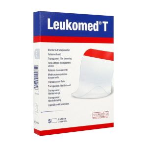 LEUKOMED T Pansement film stérile, adhésif, 8 cm x 10 cm (ref. 72381-18), bt 5