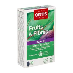 Ortis Fruits & fibres regular - 30 comprimés