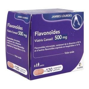 FLAVONOIDES MYLAN CONSEIL 500 mg comprime pellicule B/120