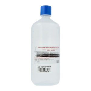 EAU STERILE POUR IRRIGATION LAVOISIER Eau stérile pour irrigation, fl 1 l, bt 1