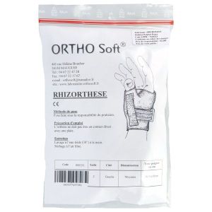 RHIZORTHESE ORTHOSOFT Orthèse de poignet pouce statique d'immobilisation, gauche, taille 2 (ref. RH12G), unité