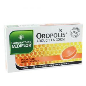 Mediflor Oropolis Propolis Goût Orange Pastilles X20