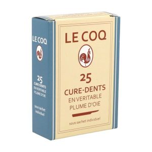 Le Coq Cure-Dent En Plume Bt Plast 25