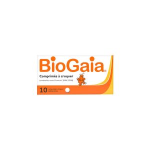 BioGaia Lactobacillus Reuteri ProTectis Citron 10 Comprimés