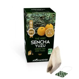 Aromandise Infusettes Sencha de Uji et Yuzu - 18 sachets