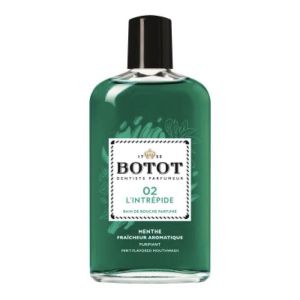 BOTOT L'INTREPIDE 02 BAIN DE BOUCHE PARFUME Bain de bouche fluoré parfumé à la menthe (vert), fl 250 ml
