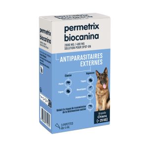 Permetrix Biocanina 2000Mg/400Mg Sol Pr S-O Grand Cn 25Kg Et Plus Pipette 4 Ml 3