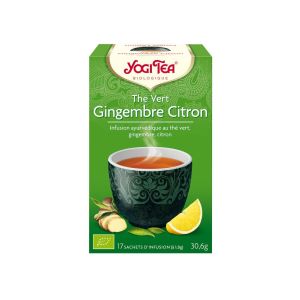 Yogi Tea - Thé vert gingembre citron BIO - 17 infusettes