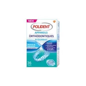 POLIDENT NET ORTHODONTIQUE X36
