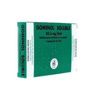 Gomenol Soluble 82,5 Mg/5 Ml Solution Pour Aerosol En Ampoule B/5