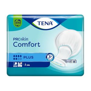 TENA COMFORT PLUS Protection anatomique hypoallergénique, sans latex, pour incontinence urinaire, sac 46