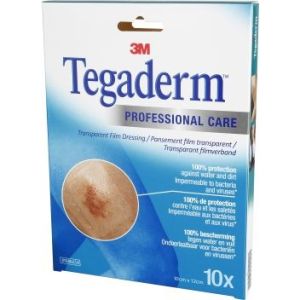 Tegaderm Steriles Adhesifs Transparents Semi Permeables 10*12Cm Pansement 10