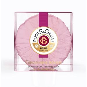 Roger & Gallet GINGEMBRE ROUGE  Savon Frais Boîte Cristal 100g