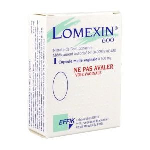 LOMEXIN Capsule molle vaginale 600 mg, boîte 1
