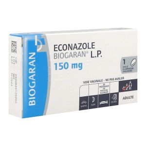 ECONAZOLE BIOGARAN LP Ovule à libération prolongée 150 mg, boîte 1