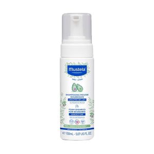 MUSTELA Shampooing mousse nourrisson special croute de lait 150ml