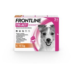 FRONTLINE TRI - ACT SPOT ON CHIEN S Spot On, solution cutanée antiparasitaire externe, bt 3
