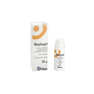 Thea blephagel sft technology gel sterile hygiene paupiere cils 30g