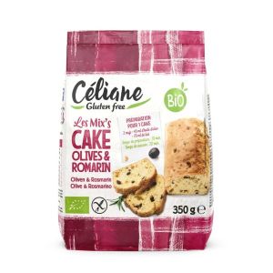 Celiane Mix cake Olive et Romarin - sachet 350 g