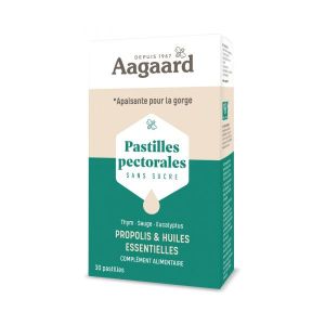 Aagaard Pastilles Pectorales (ex: Apais'toux) - 30 pastilles