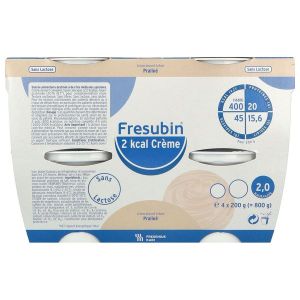 FRESUBIN 2 KCAL CREME Denrée alimentaire destinée à des fins médicales spéciales, praliné, 200 g x 4