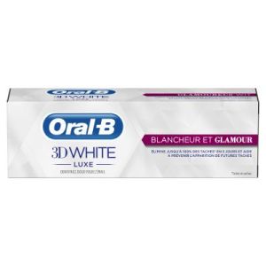 Dentifrice Oral B 3D White Luxe Blancheur Et Glamour Tube 75 Ml 1