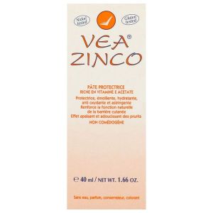 VEA ZINCO Pâte protectrice base à l'huile Vea (vitamine E acétate), tube 40 ml