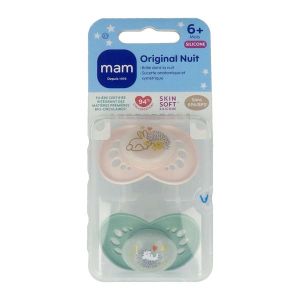 MAM SUC ORIGINAL NUIT 6+ SIL SUCETTE BOITE 2