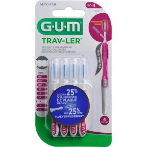 Gum brossettes 1612 trav-ler x4 - 1.4 mm