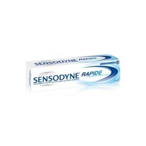 SENSODYNE RAPIDE Dentifrice fluoré, protection longue durée, tube 75 ml