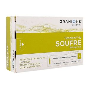 Granions De Soufre 19,5 Mg/2 Ml Solution Buvable B/30