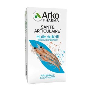 Arkogelules Huile De Krill + Manganese 45 Capsules