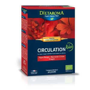 Dietaroma C.I.P. Circulation BIO - 20 ampoules de 10 ml